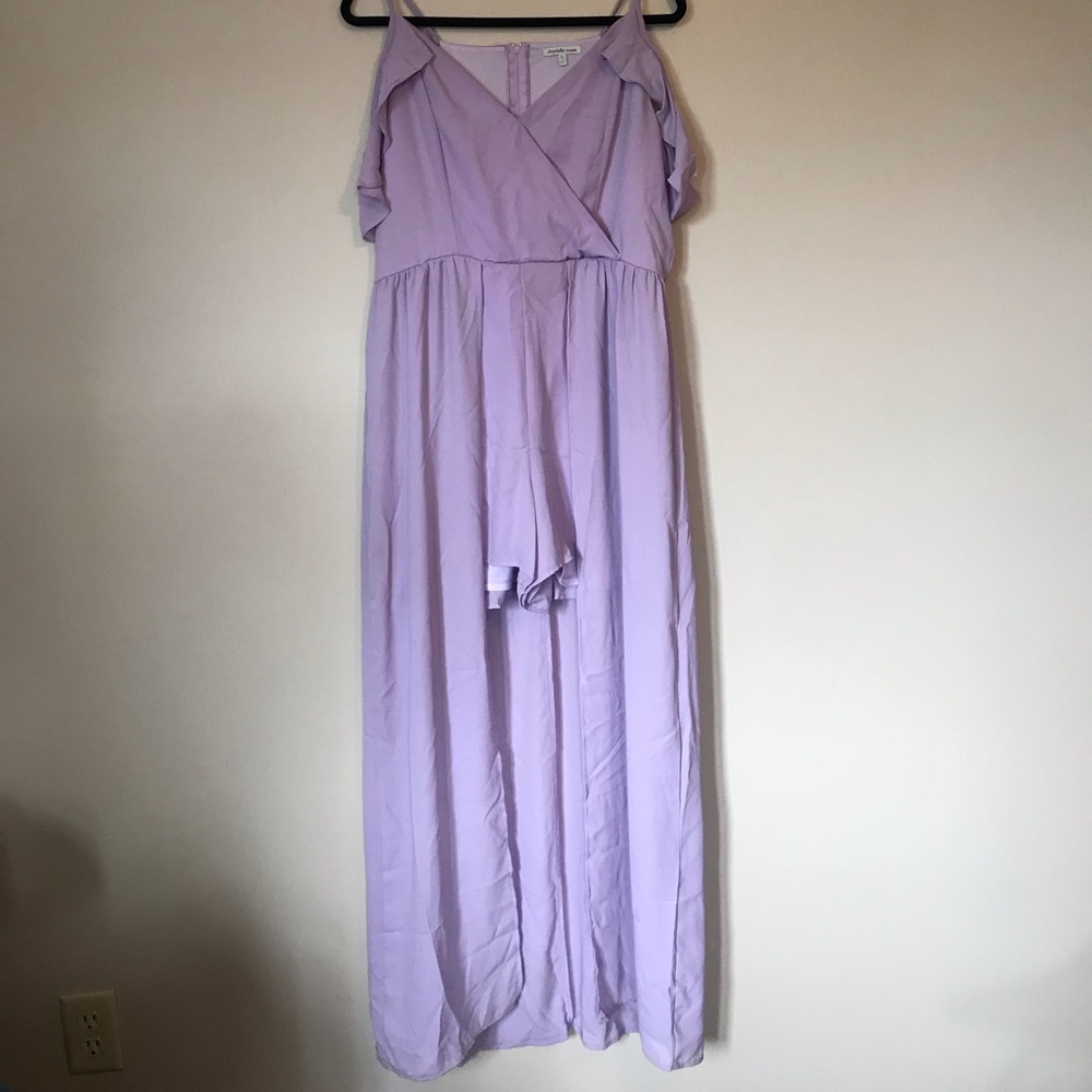 SALE PENDING Lavender Maxi Romper from Charlotte Russe